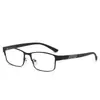Gafas Antiazules de Moda Nuevas Montura Cuadrada Moderna para Miopía Gafas Planas Retro Gafas que Cambian de Color de Negocios para Hombre