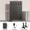 Estante de Almacenamiento de Escritorio Tablero de Clavijas Organizador Vertical Soporte para Auriculares Esenciales para Sala de Juegos Modificación de Escritorio de Computadora Artículos Pequeños