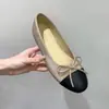 Zapatos Chuyuji estilo francés con lazo elegante, poco profundos, suela blanda, versátiles, estilo coreano Mary Jane, puntera redonda, para ir al trabajo