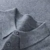 Camiseta interior de punto de cachemira, moderna y apropiada para negocios, suave y cómoda, nuevo estilo otoño/invierno, corte holgado, diseño elegante para hombre