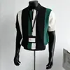 2026 Nueva Camisa Polo de Manga Corta Estilo Coreano de Verano Bloque de Color Degradado para Hombre Casual Rayas Color de Contraste Cuello Campana Moderna