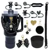 Botella de Agua Térmica Stanley Tapón Antipolvo Taza con Popote Tapa de Taza Correa de Mano Cordón para Botella de Agua Múltiples Estilos Versátiles Set