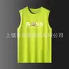 Chaleco Fino de Seda Helada Absorbente de Sudor Sin Mangas para Entrenamiento de Carrera de Verano Ropa para Hombre Deportiva Transpirable de Secado Rápido Venta al por Mayor
