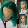 Peruca Bob com Tela Frontal Laranja Curta Lisa Capa de Cabeça com Tela 13*4 Peruca Ondulada com Tela Peruca com Tela