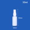 Botella Spray Hombro Redondo 10-200ml Botella Presión Tónico Transparente Botella Loción Cuidado de la Piel