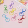 Llavero de aleación de color con cierre de langosta, juego de tres piezas, ocho llaveros, accesorios para joyería DIY, joyería creativa al por mayor