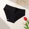 Roupa íntima feminina de seda gelada fina de cor sólida simples para o verão, esportiva, sem costura, respirável, de secagem rápida, invisível, atacado