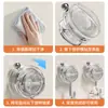 Gancho de Ventosa de Succión al Vacío, Fuerte Capacidad de Carga Cocina Sin Taladro Baño Puerta de Inodoro Pared Gancho Adhesivo para Toalla Sin Rastro