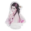 Llaveros acrílicos personalizados con diseños de dibujos animados, figuras de pie hechas a medida, colgantes de anime de celebridades para armar tú mismo y colgantes de regalo disponibles
