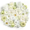 3-10cm, 15 cabeças de flores artificiais, kit de material DIY, design sortido, acessórios de guirlanda de flores multicoloridos