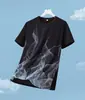 Camiseta Deportiva de Running de Seda Helada de Secado Rápido para Exteriores de Verano para Parejas, Transpirable de Corte Ajustado con Cuello Redondo y Manga Corta, Moderna