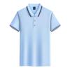 Roupas de trabalho de verão Camisa polo logotipo personalizado publicidade corporativa camisa manga curta workwear lapela T-shirt roupas de trabalho camisa cultural