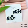 Charms de Letras Acrílicas Zuecos de Dibujos Animados Accesorios para Manualidades Pinzas para el Cabello Adornos para el Cabello Fundas de Teléfono Pegatinas Colgantes Accesorios