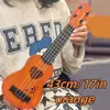 Ventas Directas de Fábrica de Guitarras Simuladas que se Pueden Tocar como Ukuleles, Instrumentos Musicales de Simulación Educativos para Niños, Juguetes Musicales