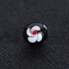 Cuentas de flores de esmalte antiguo de estilo japonés, cuentas sueltas vintage, accesorios de abalorios DIY, materiales para joyería, multicolor al por mayor