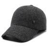 Nuevo Sombrero Cálido Gorra de Béisbol para Hombre para Exterior Invierno con Forro Polar a Prueba de Viento Protección para las Orejas Sombrero para Mediana Edad Gorra a Prueba de Frío