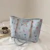 Bolso Graffiti para Mujer 2026 Nuevo Estilo de Moda para Estudiantes Universitarios Viajes Diarios Versátil Bolso de Hombro Único Bolso Tote de Gran Capacidad