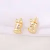 Accesorios para joyería de productos semiacabados al por mayor material metal incrustado circonita colgante de biberón collar pulsera pendientes colgante DIY