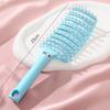 Peine Dientes Anchos Shone Grande Curvo Peine Peluquería Peine Costillas Cabello Rizado Peine Masaje Cojín de Aire Peine Estilismo para Hombres y Mujeres
