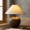 Lâmpada de Mesa Cerâmica Estilo Silencioso Modelo Quarto Hotel Casa de Hóspedes Designer Antigo Quarto de Dormir Mesa de Cabeceira Enfeites Decorativos