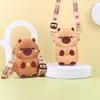 Fabricante Caricatura Capibara Bolso Cruzado Infantil para Niños Monedero de Silicona para Guardar Monedas Burbuja Venta al por Mayor Bolso de Hombro Único para Teléfono Móvil