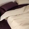 Juego de Cuatro Piezas de Algodón Puro Doble Gasa Estilo Minimalista Color Sólido Gama de Artículos Individuales Funda Nórdica Suave Sábana Bajera Sábana Plana