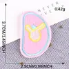 Pegatinas de tela bordada Lixin al por mayor 26 letras inglesas personalizadas parches adhesivos animales de dibujos animados accesorios para ropa