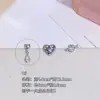 Pendientes de Acero de Titanio 316L, Pendientes Populares de Circonita de Gama Alta, Diseño de Nicho, Tachuelas Ligeras de Lujo