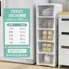 Armário de Armazenamento com Fenda Larga 18/24/30cm Tipo Gaveta Plástico para Banheiro Armário Estreito para Cozinha Colocação de Pedras