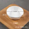 Prato de cerâmica branca para temperos prato para doces prato para vinagre prato para lanches japoneses prato pequeno para molhos redondo quadrado em formato de flor joias