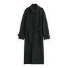 Nuevo Abrigo de Lana Grueso de Longitud Media Estilo Hepburn para Mujeres Menudas, Abrigo de Lana de Botonadura Única, Invierno 2026