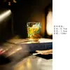 Mo Ji Rui Li Flor de Peonía Begonia Brillante Boca de Flor Taza de Té de Vidrio Juego de Té Gongfu Hogar Taza de Alto Valor Taza de Degustación de Té