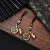 Doze Chaveiros do Zodíaco Giram para Atrair Riqueza e Tesouros Ornamentos de Mão Pingente de Carro Pingentes de Presente Atacado Ornamentos