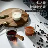 Jarra de Leche para Espresso Estilo Japonés con Asa, Jarra de Leche Graduada, Jarra para Salsa de Bistec, Azucarero, Recipiente para Salsa para Dipear, Taza Pequeña de Leche, Jarra de Leche
