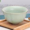 Forno Ru pequena xícara de chá cerâmica jogo de chá kung fu retrô xícara mestre única xícara de chá tigela de chá porcelana branca atacado