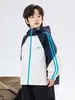 Chaqueta para Niños Primavera 2026 Estilo Nuevo para Niños Mayores Chaqueta Cortavientos de una Sola Capa para Exteriores Chaqueta con Cremallera y Capucha para Primavera y Otoño