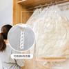 Bolsa de compresión para colgar en el armario, transparente, para chaquetas de plumón, abrigos, a prueba de polvo y con succión de aire, para acabado de ropa, funda antipolvo de gran tamaño.