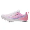 A5688 Sapatos de Atletismo Sapatilhas com Travas Jovens Adultos Homens e Mulheres Alunos do Ensino Fundamental e Médio Sapatos de Corrida com Solado de Travas Sapatos de Sprint Sapatos Esportivos