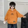 Sudadera con capucha para niño Otoño/Invierno 2026 Estilo Nuevo Fresca Holgada Ropa Infantil Top Deportivo Casual Niños Grandes Ropa de Otoño