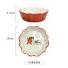Cuenco de cerámica para vajilla, cuenco para ensalada para el hogar, juego de 6 pulgadas, cuenco de arroz pequeño de estilo fresco y esmaltado, fabricantes generales al por mayor
