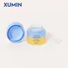 Xumin Botella Dosificadora de Crema Cosmética en Stock 50g Redonda Recta Botella de Crema para el Cuidado de la Piel Botella de Crema Hidratante Doble Capa Mate
