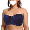 Lencería Europea y Americana Tallas Grandes mm Push-Up Antideslizante Sexy Espalda Hermosa Cómodo Transpirable Tirante Desmontable Vestido Venta al por Mayor Mujeres