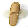 Pantuflas Desechables de Algodón y Lino para Hotel, Hospitalidad en Casa, Portátiles, Engrosadas, Antideslizantes, Media Tapa, Todo Incluido, Pantuflas para Huéspedes Personalizadas