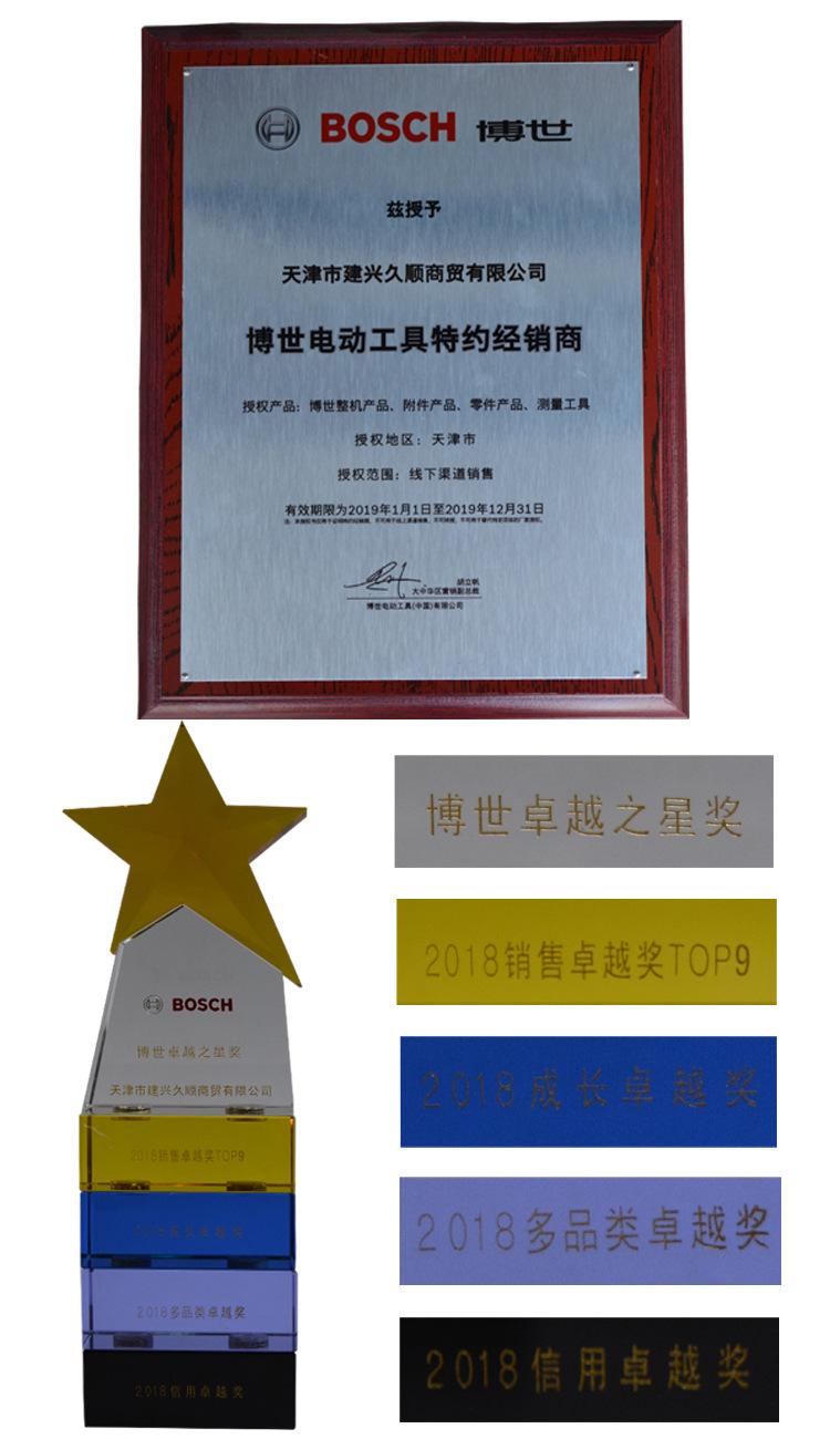 博世授权 和奖状