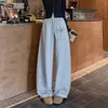 Tiro real Pantalones deportivos americanos 2026 Otoño/Invierno Nuevos Pantalones de pierna ancha para mujer Estilo perezoso holgado Pierna curva Casual Pantalones largos