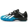 Zapatos de fútbol para hombre, zapatos de fútbol infantiles con velcro para estudiantes, zapatos de entrenamiento con tacos TF, zapatos de fútbol para niños