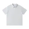 Camisa Polo Casual Holgada de 220g con Bloques de Color, Media Cremallera y Mangas Cortas, Versátil y Cómoda, Estilo Unisex con Texto Impreso, Paquete de 40