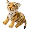 Boneco Tigre Bebê Sentado Boneco de Pano Tigre Brinquedo de Pelúcia Dia das Crianças Presente de Aniversário para Menino