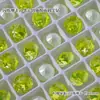 Rhinestones para Decoración de Uñas Xiaohongshu Súper Brillantes de 8 mm, Superficie Shiyue, Rhinestones Redondos Multifacéticos con Base Puntiaguda K9