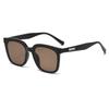 Gafas de Sol Retro Sencillas para Mujer, Gafas de Estilo de Alta Gama, Nuevas Gafas de Sol de Personalidad de Moda 2026 con Montura Grande Adelgazantes Anti-UV